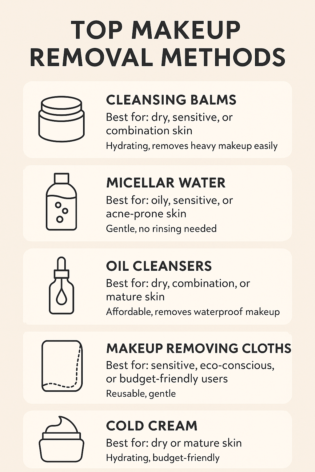 Top Makeup Removal Methods