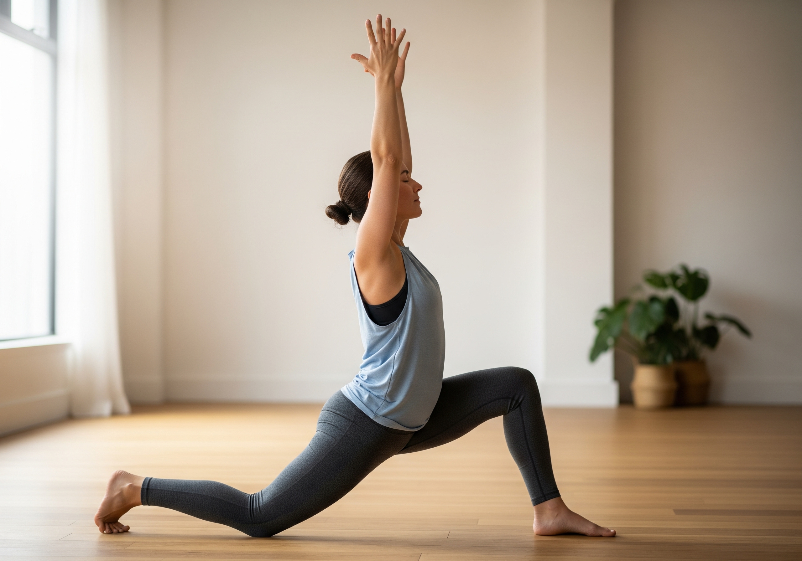 Low Lounge Step 5 Hold the Pose