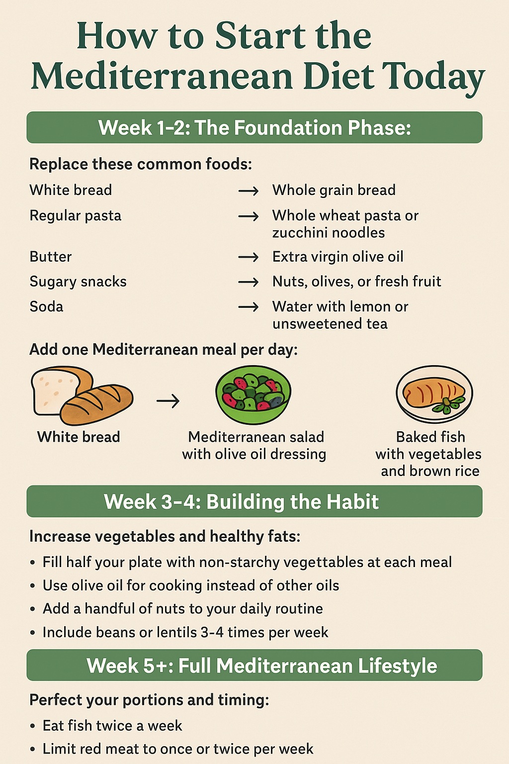 How to Start the Mediterranean Diet Today