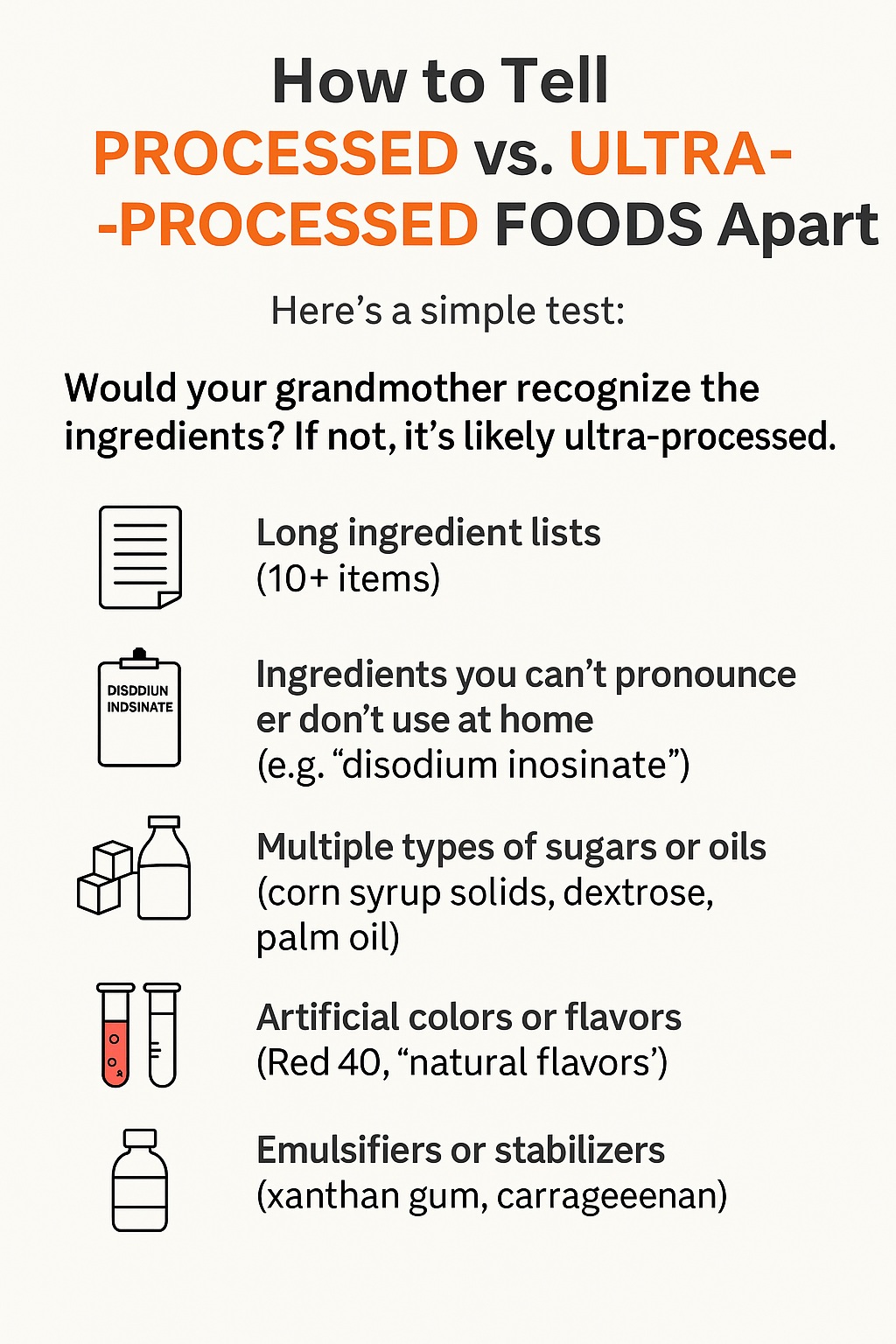 Processed vs. Ultra-Processed