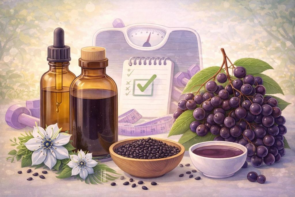 Black Seed Oil and Elderberry for Weight Management What You Need to Know