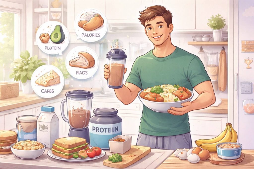 How to Gain Weight Healthily – Simple Guide for Beginners (Low Budget, Easy Food, No Fancy Cooking)