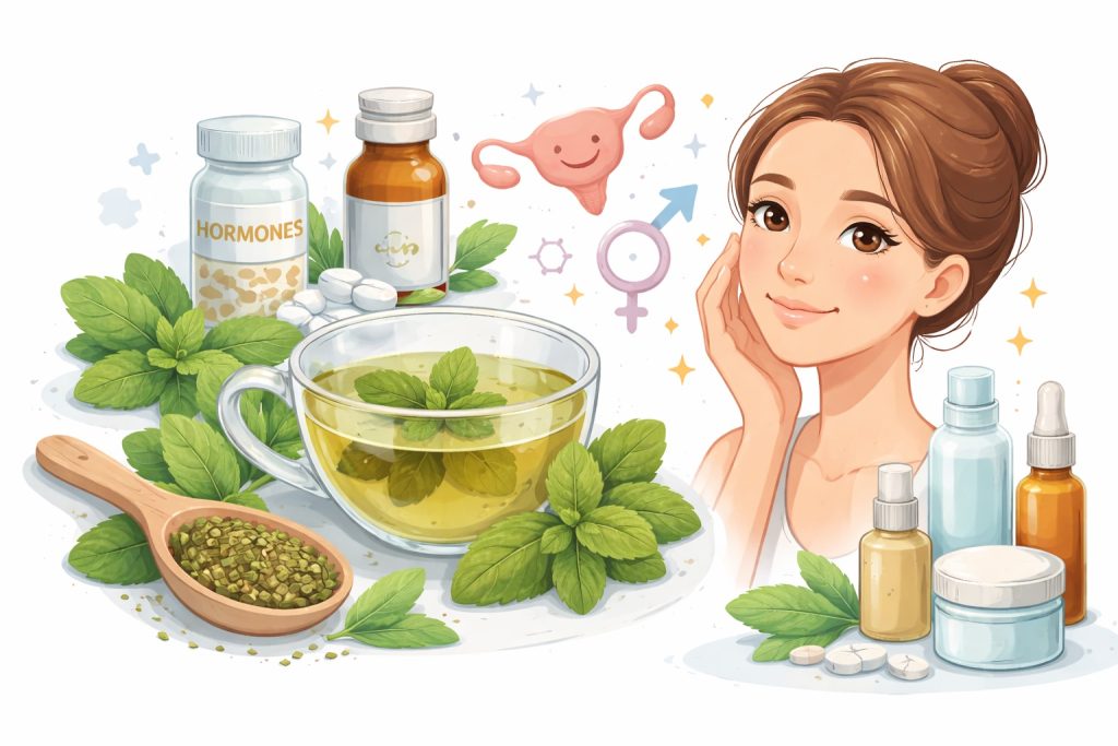 Spearmint for Hormonal Acne: Clear Skin Benefits and Surprising Hormone Side Effects